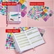 thumbnail image 3 of A5 Notebook Paper Diary Notebook with Elastic Strap and Journal Stickers, 3 of 5