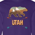 thumbnail image 4 of Inktastic Utah Vacation Bear Silhouette Long Sleeve T-Shirt, 4 of 5