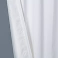 thumbnail image 5 of Bedding Craft White Solid Print Back Tab Room Darkening Kitchen Curtains, 50" x 96" (2 Panels), 5 of 5