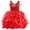 Red, variant on Duryarhall Tutu Dress for Girls Sparkly Sequin Tulle Princess Birthday Party Dress for Toddler Girls Prom Ball Gown, 4-12T