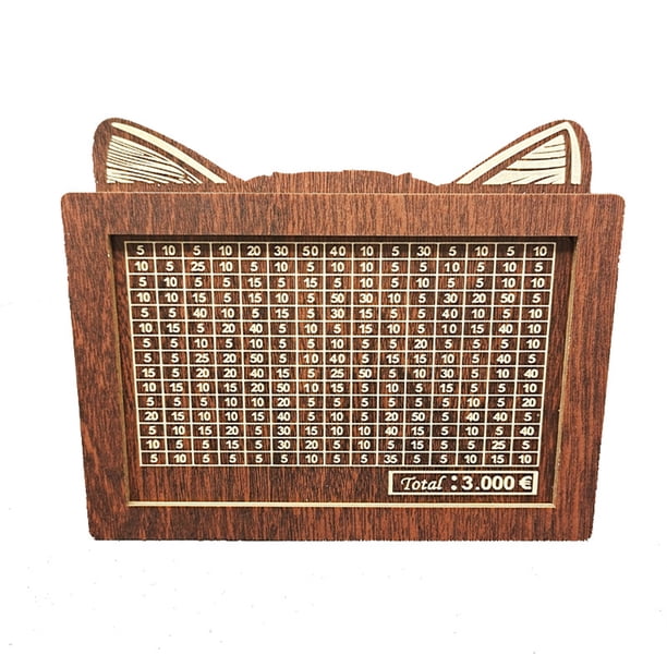 ¡Campaña con descuento!Caja de almacenamiento de banco retro de madera con números graduados