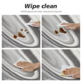 thumbnail image 4 of PIKWEEK  Marble Elastic Edged Round Tablecloth, Gray Texture Waterproof Wipe Clean Table Cover, for Outdoor Picnic Camping and Indoor Kitchen Dining Party, Fits Tables up to Diameter White, 4 of 7