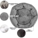 thumbnail image 5 of Cama para Gato Mediano, Cama para Perro Chico o Mediano, Cama para Mascota Lavable en Maquina, Suave Base Antideslizante, Resistente a Suciedad y facil de Lavar (Gris, Small), 5 of 6