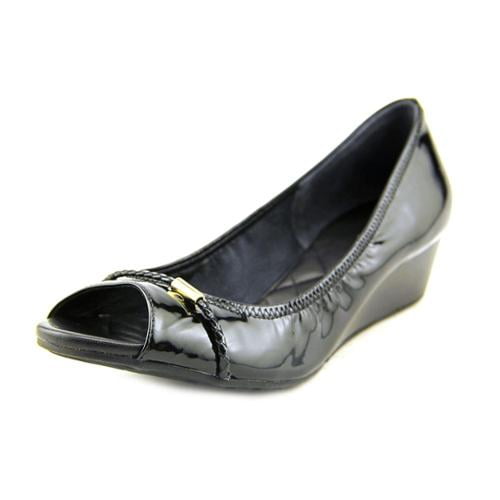 cole haan open toe wedge heels