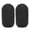 Black, variant on YAHHU 2pcs Ice Face Roller Reducing Puffiness Silicone Facial Eye Cold Roller Massage Tool for Home Purple Skincare Tool for Women 7.1 inches / 18 cm Length