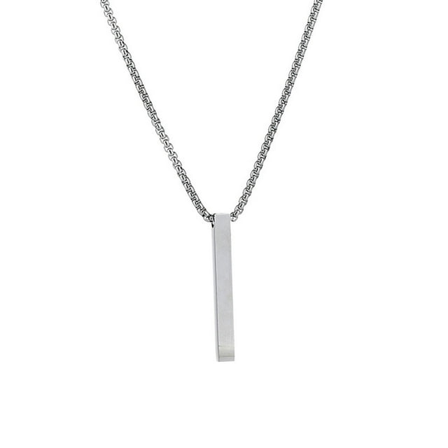 Visland Collier Homme Chaîne en Acier Inoxydable Pendentif Léger Cadeau