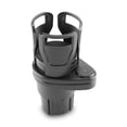 thumbnail image 2 of Extensor de titulares de tazaTitular de la taza de coches Botellas de agua de rotación de 360 ​​grados Expansor Adaptador Bebidas Bebidas Organizador de automóviles Accesorios, Negro mate Inevent VI001567-02B, 2 of 7