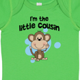 thumbnail image 4 of Inktastic I'm the Little Cousin-monkey-blu Boys Baby Bodysuit, 4 of 5