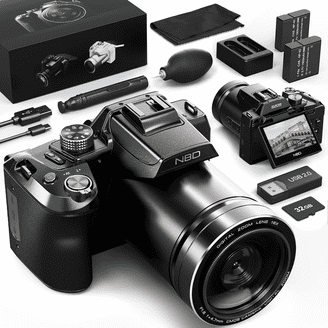 NBD, Digital Camera, 64MP 8K Vlogging, 16X Optical Zoom - Walmart.com