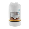 thumbnail image 5 of Mainstays Twin/Twin XL Comforter, All-Season Reversible Microfiber, White, 5 of 6