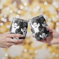 thumbnail image 2 of 12oz Stemless Wine Tumblers Smiling Ghosts Halloween Pattern Vacuum Insulated Stainless Steel Travel Tumbler Cups Mug with Lid and Straw for Champaign,Cocktail,Beer with Cleaning Brush, 2 of 5
