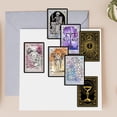 thumbnail image 3 of Tarot Cards Clear Stamps for Cards Making Magic Divination Clear Stamp Seals 5.83x8.27inch Transparent Stamps for DIY Scrapbooking Photo Album Journal Home Decoration, 3 of 8