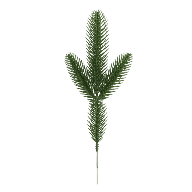 Simulation of Green Needle Red Berry Home Wreath DIY Bouquet