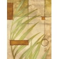 thumbnail image 2 of Scott 25x32 Gold Ornate Wood Framed with Double Matting Museum Art Print Titled - Leaf Graphic II, 2 of 4