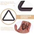 thumbnail image 2 of TEHAUX 10Pcs Triangle Buttons for Pants and Jackets Black Electroplated Surface for Fashion Design, 2 of 4