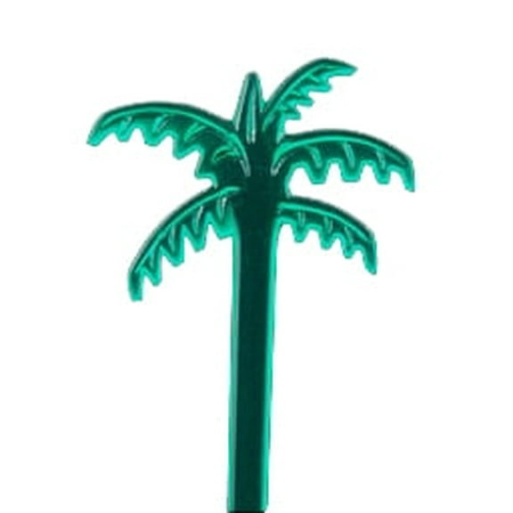 BarConic® Green Palm Tree Stirrers, 7 Inch, Pack of 200