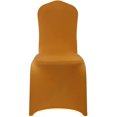 thumbnail image 2 of 12pcs Stretch Spandex Chair Cover for Wedding Party Dining Banquet Event (Gold, 12), 2 of 8