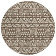thumbnail image 2 of Addison Rugs Chantille Indoor/Outdoor Transitional Southwest Brown Washable Round Rug, 8' x 8', 2 of 6