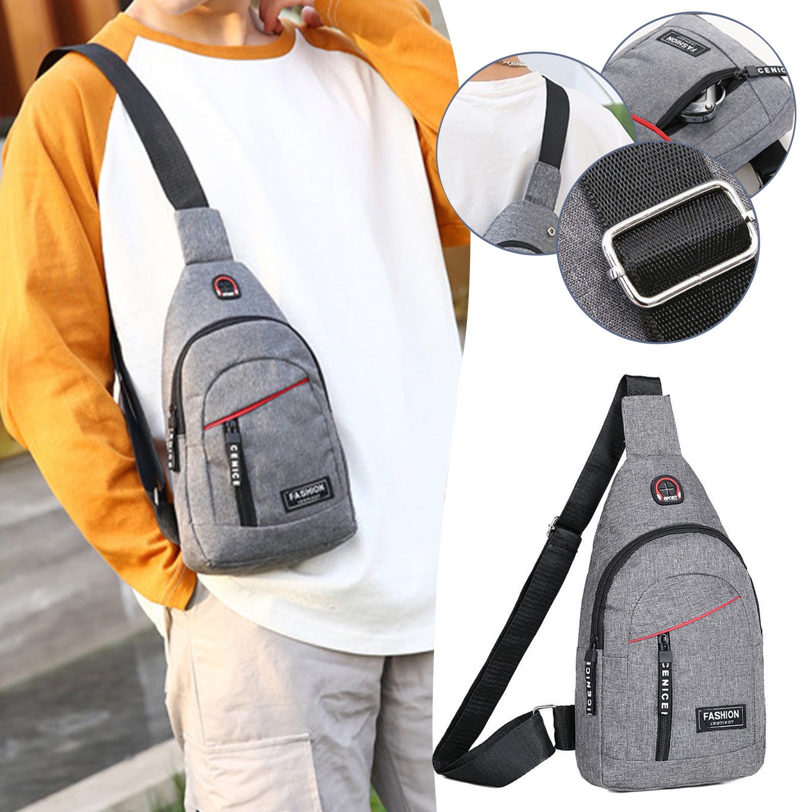 XZNGL Crossbody Bags for Women Crossbody Purse Shoulder Bag Small Sling Bag Crossbody Chest Shoulder Water T Sling Purse One Strap Travel Bag for Men