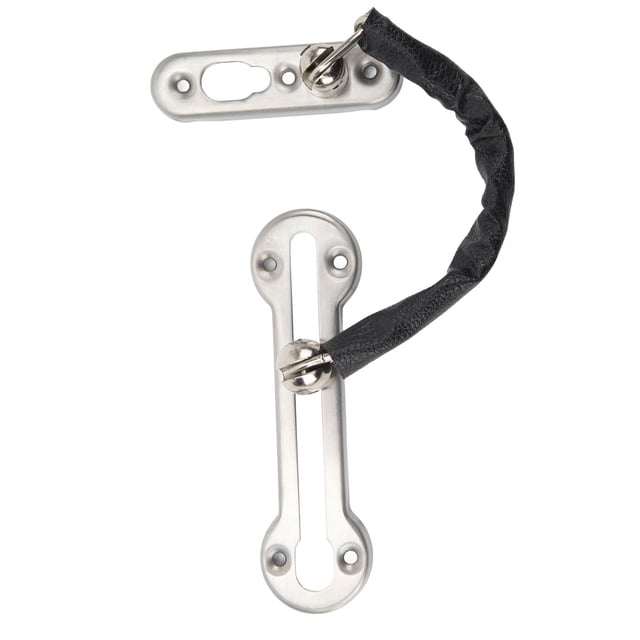 Cerradura de cadena antirrobo,Cerradura de cadena de puerta Cerradura de cadena de puerta inoxidable Protector de puerta de cadena Excelencia verdadera