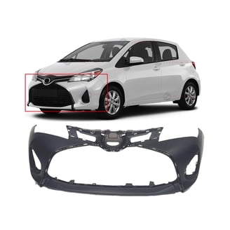 Rear Bumper Cover For 2003-2008 Toyota Corolla - Primed, CAPA Certified, With Spoiler Holes