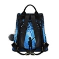 thumbnail image 2 of FORMRS Women's Travel Backpack Purse Anti-Theft Hidden Pockets Casual Shoulder Bag, Blue Butterfly, 2 of 7
