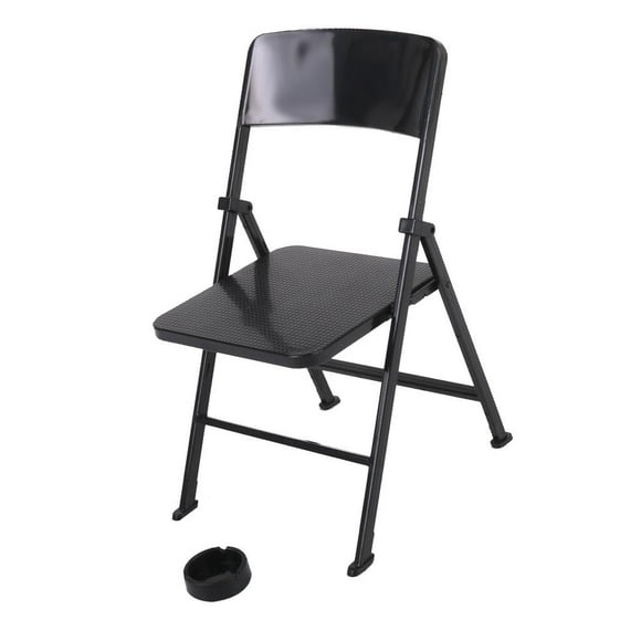 Silla de , Modelo de Silla Plegable en Miniatura 1: 6 18 Cm / 7,1 Pulgadas Yotijar  Silla plegable Doll
