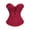 Red, variant on MEICHEN Solid Color Corset Tops For Women Fashion Sweetheart Strapless Body Shaper Elegant Gothic Bustier for Halloween, NightClub & Daily Wear