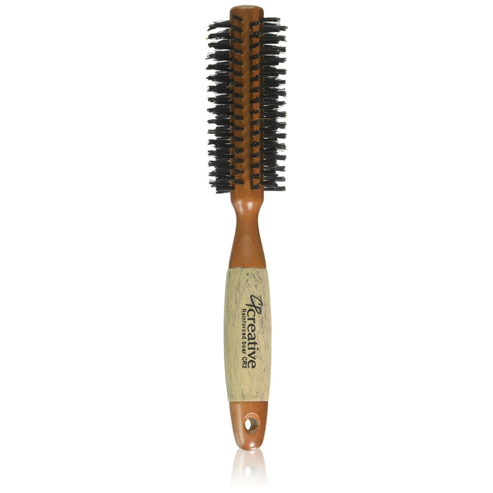 Creative Hair Brushes Classic Round Sustainable Wood, Small, 2.1 Ounce ...