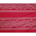 thumbnail image 4 of oneOone Polyester Lycra Red Fabric Floral Bandhani Sewing Craft Projects Fabric Prints By Yard 56 Inch Wide, 4 of 4