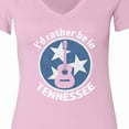 thumbnail image 4 of Inktastic I'd Rather Be in Tennessee Women's V-Neck T-Shirt, 4 of 5