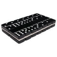 thumbnail image 4 of Silverman & Co. Double 6 Large Black Domino Set - Black Case, 4 of 8