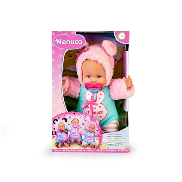 Nenuco Dress Up Baby Doll with Bunny Outfit, 12" Doll