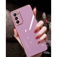 thumbnail image 5 of Daxi for Galaxy S20 FE Phone Case, Cute Lens Protector Electroplating Shockproof Edge Protection --Purple, 5 of 14