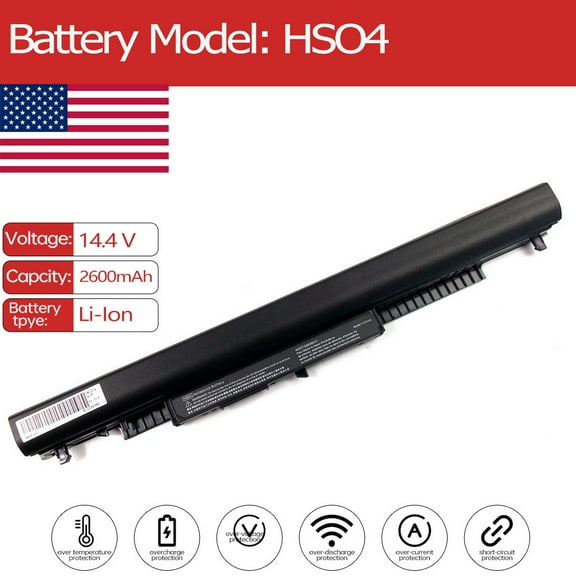 HS04 HS03 Laptop Battery for HP 14-AC004NL 14-AC004NP 14-AC003NIA 14-AC103TX 14-AC110NL 14-AC110NJ 14-AC110NIA 14-AC113NIA HS03031-CL HS04 HS04041 HS04041-CL HSO3 HSO4 14-AC101NIA TPN-1119 TPN-1120