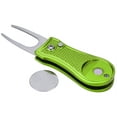 thumbnail image 4 of Golf Green Fork, Practical To Use High Hardness Aluminum Alloy Foldable Golf Pitchfork Comfortable To Use  for Lawn for Repair Tool Purple,Blue,Lime,Silver, 4 of 7