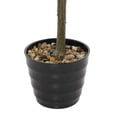 thumbnail image 5 of DecMode 46" Artificial Olive Tree in Realistic Leaves and Black Melamine Pot, 5 of 8