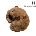 thumbnail image 3 of Capybara Plush Headphone Cover For Airpods 1 2 3 Pro Pro2 Protective Case With Adorable Front And Side Styles, 3 of 8