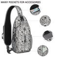 thumbnail image 5 of Gothic Floral Skull Sling Backpack with Mexican Mandala and Roses Pattern, Lightweight Retro Crossbody Daypack, Adjustable Strap, Multiple Compartments for Daily Commuting & Outdoor Activities, 5 of 5