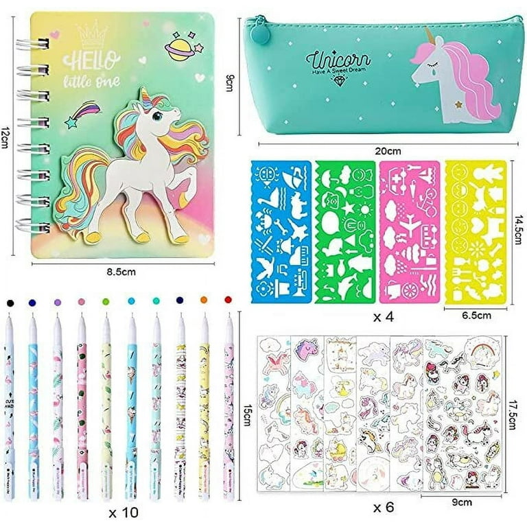  Unicorn Journal Stationary Set, Unicorns Gifts For
