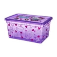 thumbnail image 1 of Caja Hello Kitty de Plástico con Tapa para Almacenamiento, 1 of 4