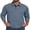01-ZS-Blue, variant on JWD Mens Long Sleeve Polo Shirt Classic Collared Button Pullover Casual Regular Fit Soft Lightweight Knit Top Blue L