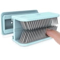 thumbnail image 4 of Bewildely El filtro de ducha del baño evita que los zuecos del cabello se adhieran a los azulejos y superficies de vidrio Colector de cabello de Juegos de accesorios de baño Blanco, 4 of 6