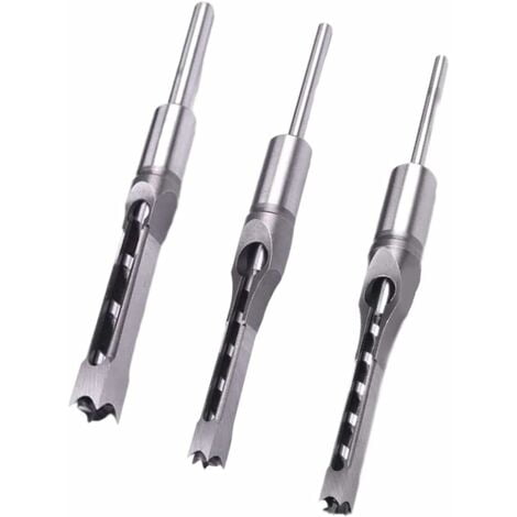 pcs square hole drill bit for woodworking drill 3 pcs square hole drill bit for woodworking drill