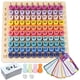 thumbnail image 1 of Juego de mesa de multiplicación Montessori BUZIFU de madera para niños, 1 of 8