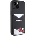 thumbnail image 2 of Estuche Hello Kitty con Tarjetero Tipo Piel Negra para iPhone 15, 2 of 7
