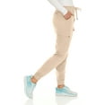 thumbnail image 4 of MediChic Women's Seven Pocket Cargo Scrub Pants Joggers with 4-Way Stretch Scrubs, Easy Care for Women, 4 of 5
