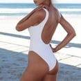 thumbnail image 5 of KDFJPTH Women's One-Piece Swimwear White Push Up Monokini S, 5 of 7