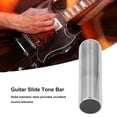 thumbnail image 3 of Metal Guitar Slide Rod, Erosion Resistance Front Circular Notch Guitar Slide Tone Bar Stainless Steel  for Stringed Instrument, 3 of 7