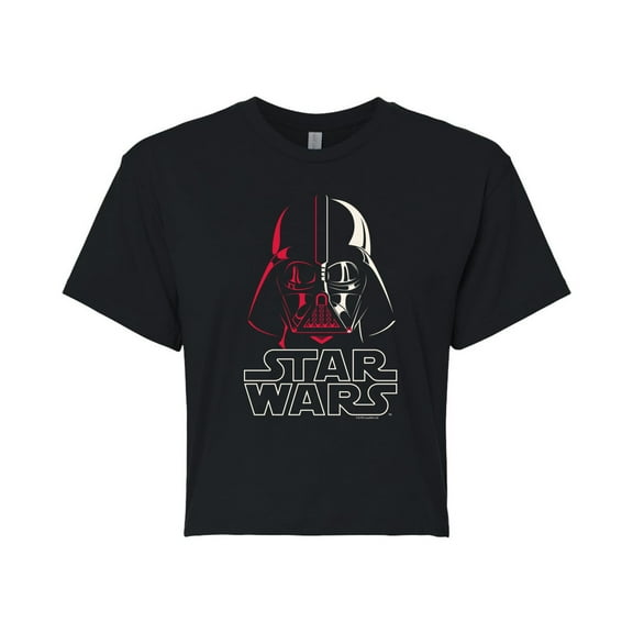 Star Wars - Darth Vader Logo - Juniors Cropped Tee